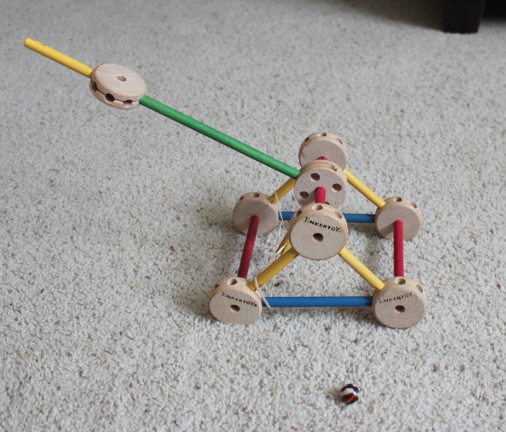 Build a Tinker Toy Catapult
