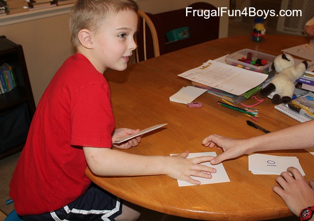 Two games for practicing addition facts