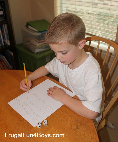Two games for practicing addition facts