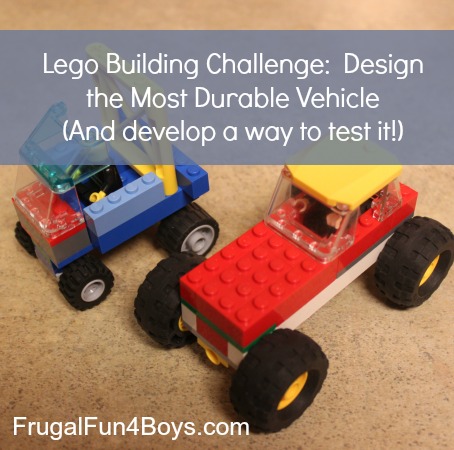 Lego Building Challenge:  Design the most durable vehicle