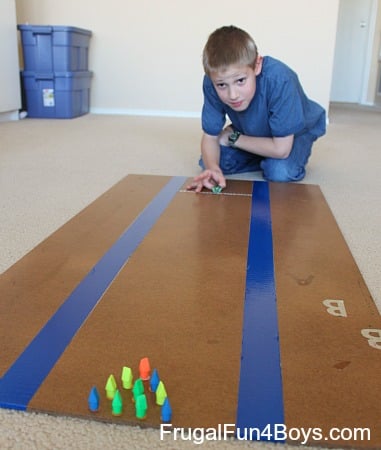 Marble Bowling Game