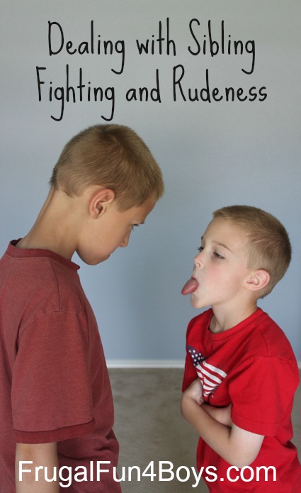 Dealing with Sibling Fighting and Rudeness {Weekend Links} from HowToHomeschoolMyChild.com