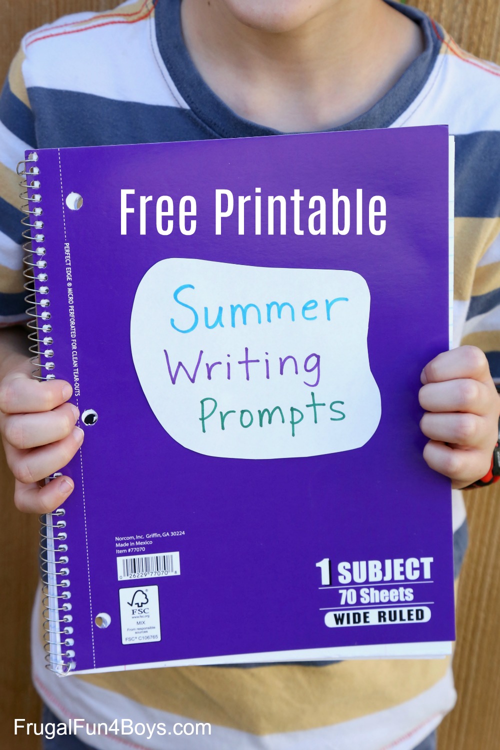 40 Printable Writing Prompts for 3rd, 4th, and 5th Graders - Frugal Fun