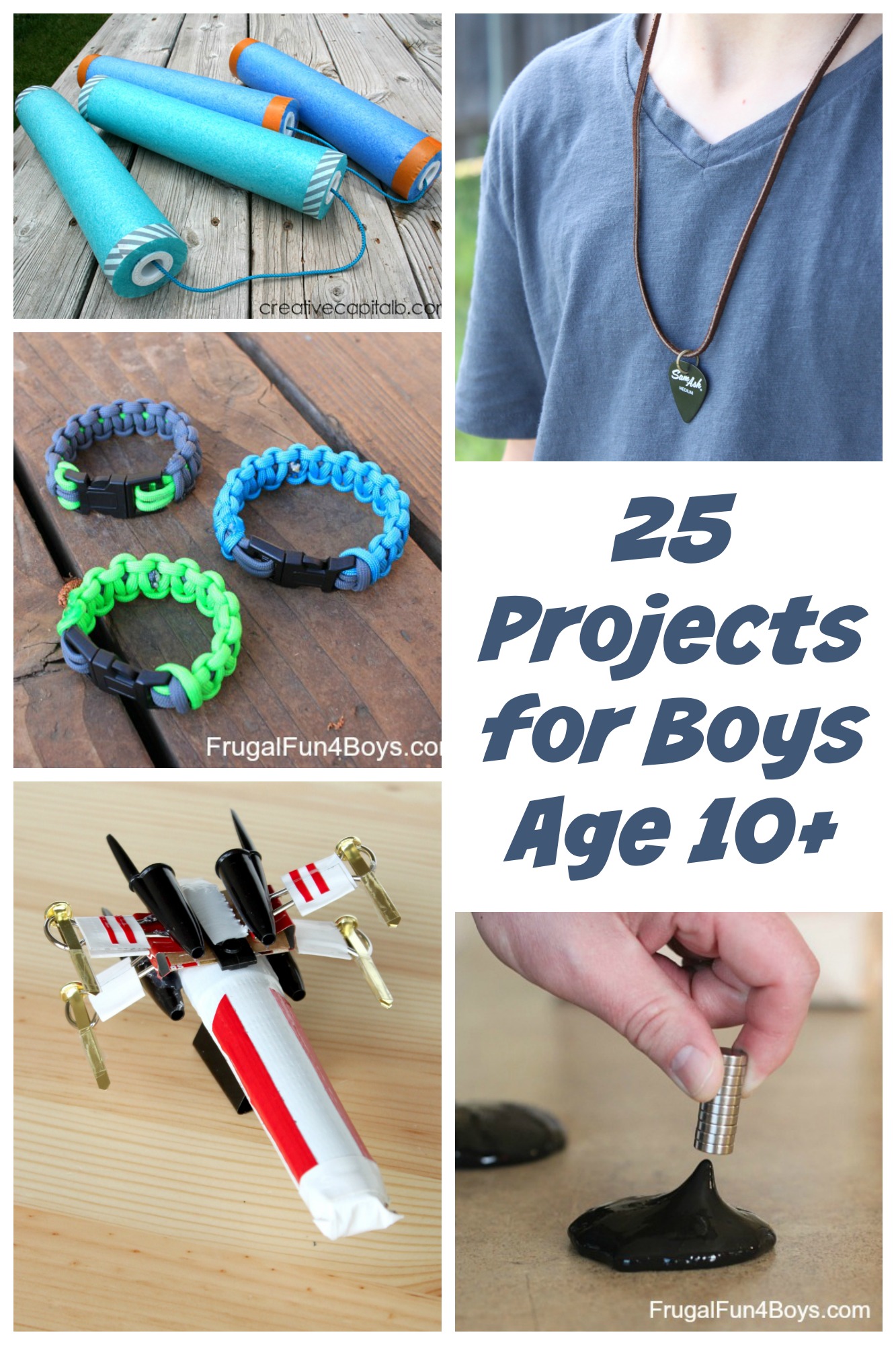 25 Awesome Projects for Tween and Teen Boys (Ages 10 and Up) - Frugal