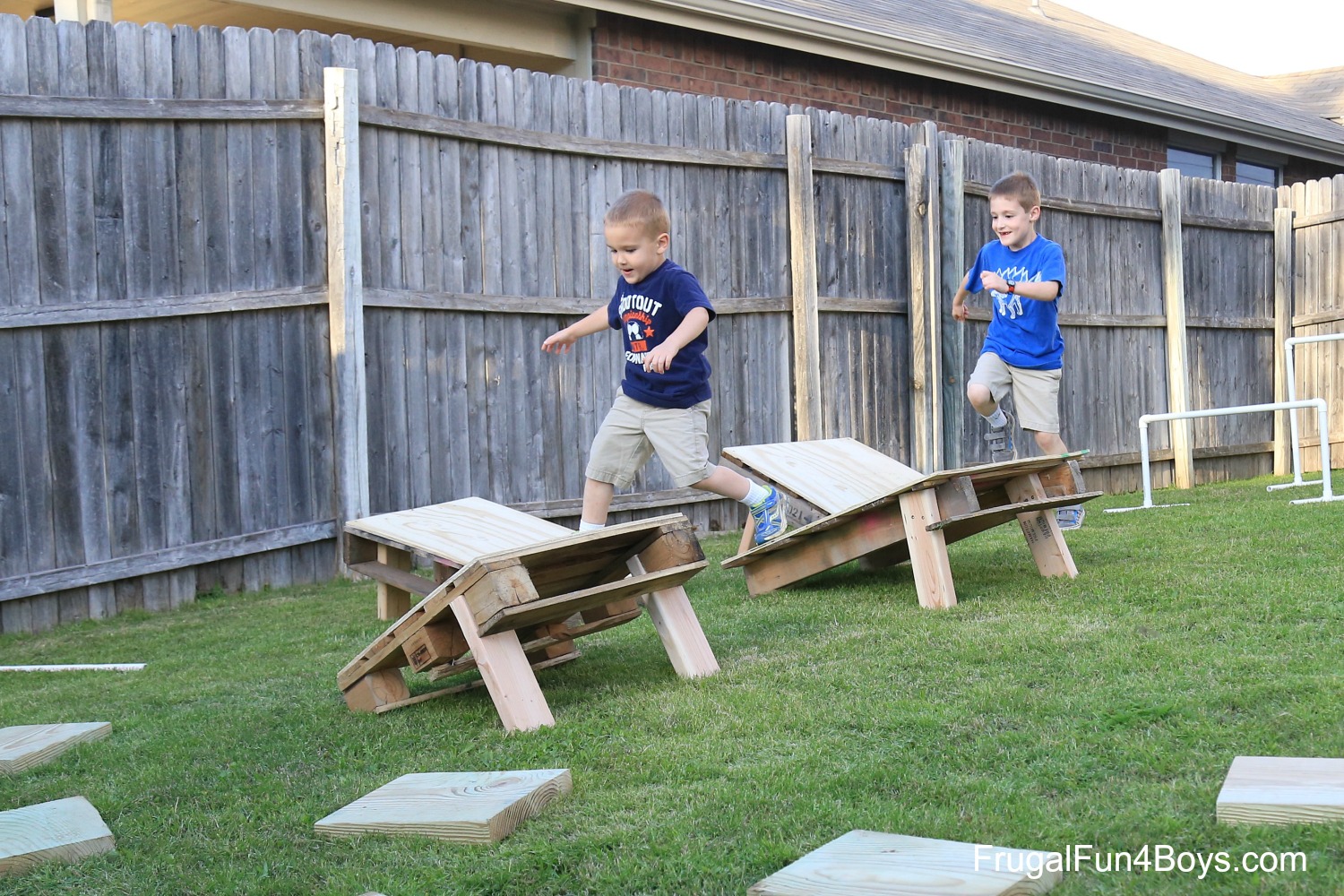 DIY American Ninja Warrior Backyard Obstacle Course ...