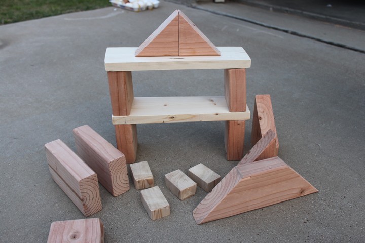 Make Your Own Wooden Blocks Frugal, Wooden Block Ideas
