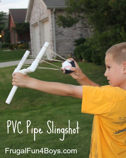 How to make a PVC pipe slingshot