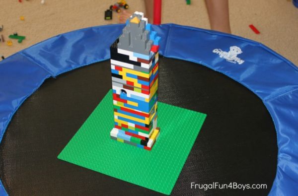 Build Lego towers that can withstand an earthquake