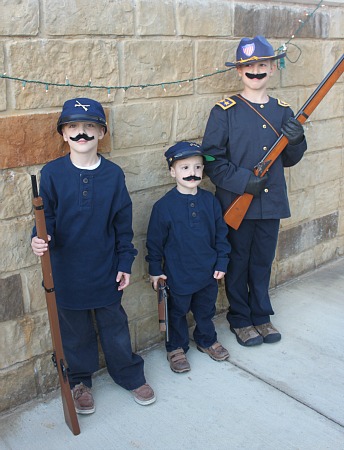 Boys Civil War Union Soldier Halloween Costume 