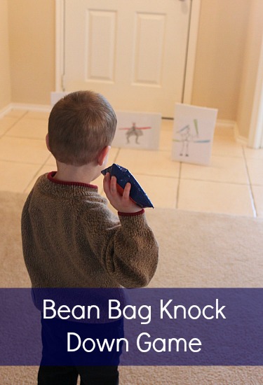 Bean Bag Knock Down Game