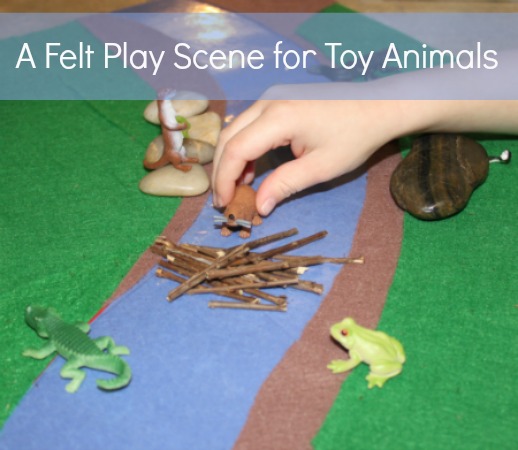 DIY Felt Play Scene for Toy Animals