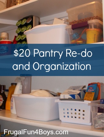 $20 Pantry Re-Organization