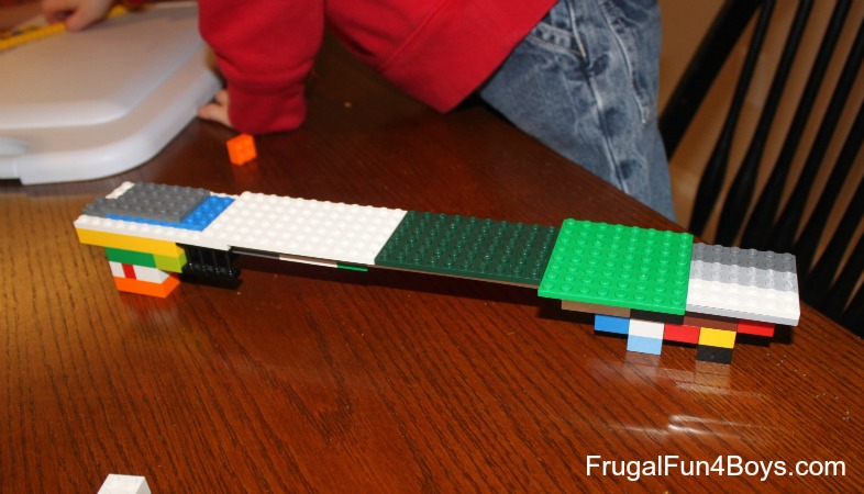 Lego Fun Friday: Bridge Building Challenge