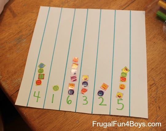 Five Number Activities for Preschoolers (Using materials ...