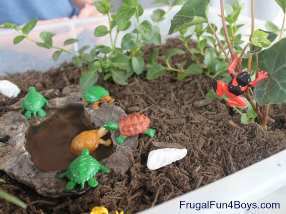 Plant a garden for imaginative play