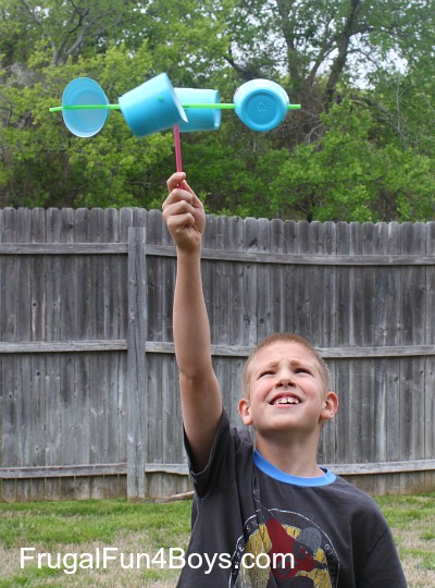 Make an anemometer to observe wind speed