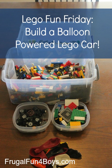 Lego Fun Friday: Balloon Powered Car Challenge