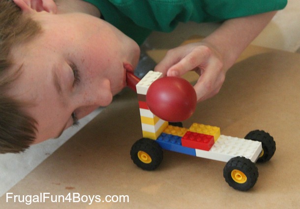 Lego Fun Friday: Balloon Powered Car Challenge
