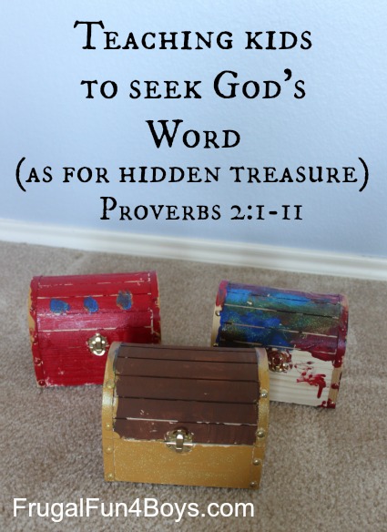 Teaching kids to treasure God's Word