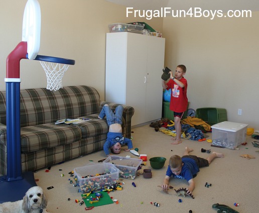 Mom vs. The Boys.  How I do things, and how they do them!