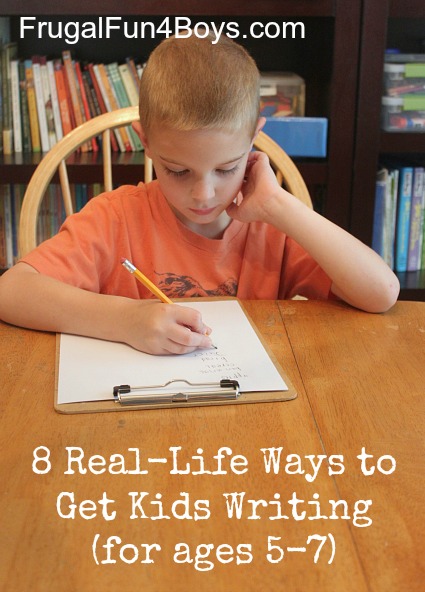 8 Real-Life Ways to Get Kids Writing