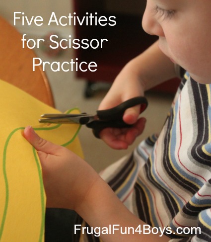 Five Activities for Scissor Practice