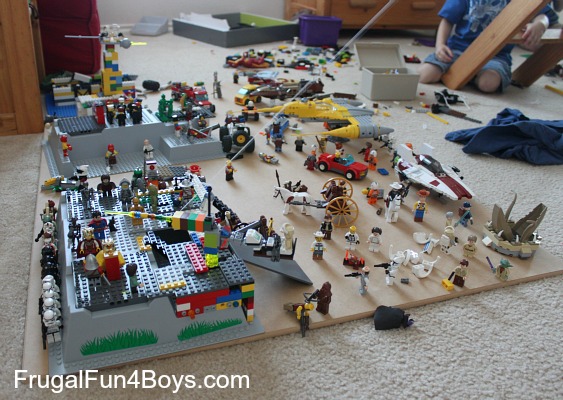 Make a Lego Zip Line!