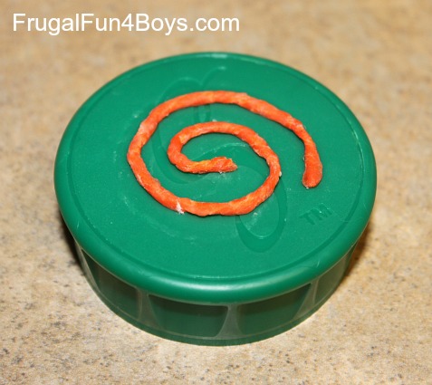 DIY Paint Stamping with Wikki Stix - Frugal Fun For Boys and Girls