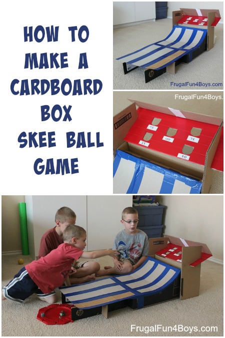 How to Make a Cardboard Box Skee Ball Game