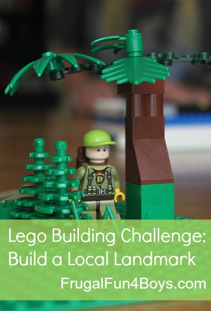 Lego building challenge for kids