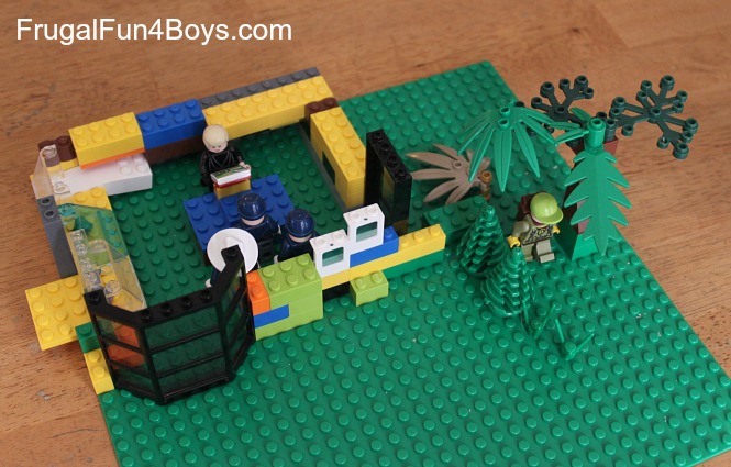 Lego building challenge for kids