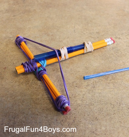 Make a Pencil Crossbow