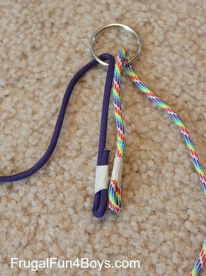 How to make parachute cord keychains and zipper pulls
