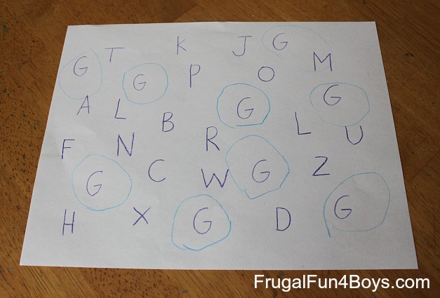 Preschool Activities for Learning the Letter G