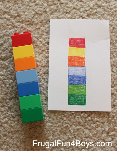 Two Preschool Math Activities with Duplo Legos