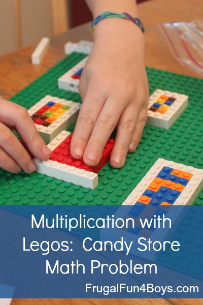 Multiplication with Legos: Candy Store Math Problem