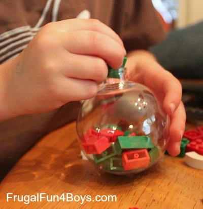 Build a Lego Christmas Ornament