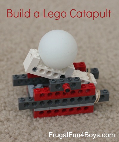 Build a Lego Catapult