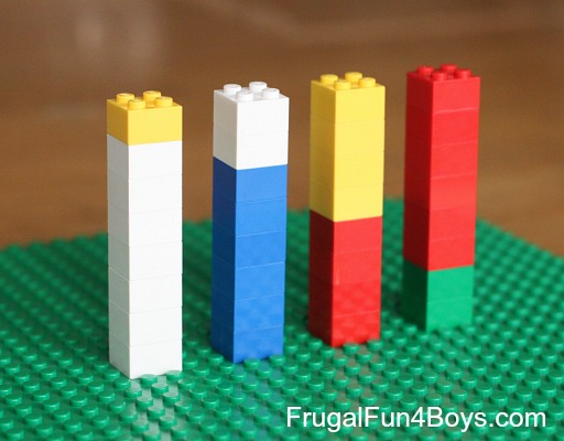 Activities for Teaching Fractions with Legos