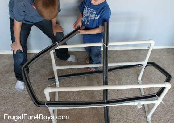 Build a Marble Run out of PVC Pipe and Foam Insulation