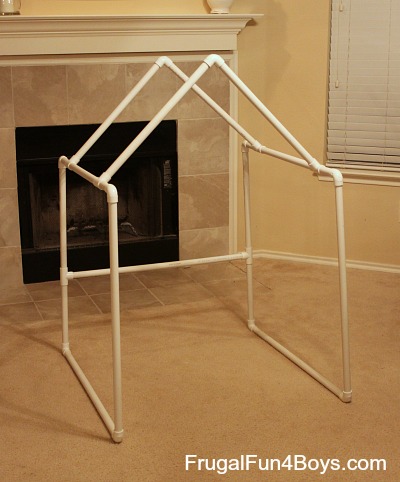 Build a PVC Pipe Play Fort or Tent