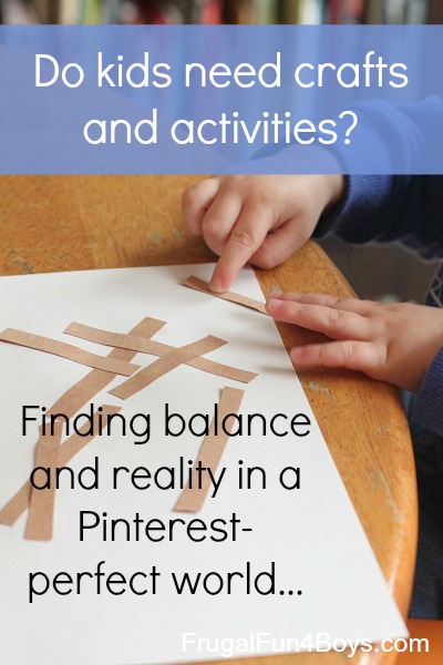 Do Kids Need Crafts and Activities?