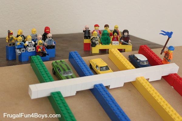 Build a Lego Racetrack for Cars