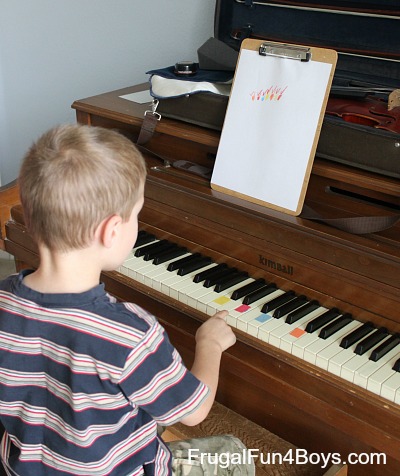 Composing Music with Math Activity for Kids