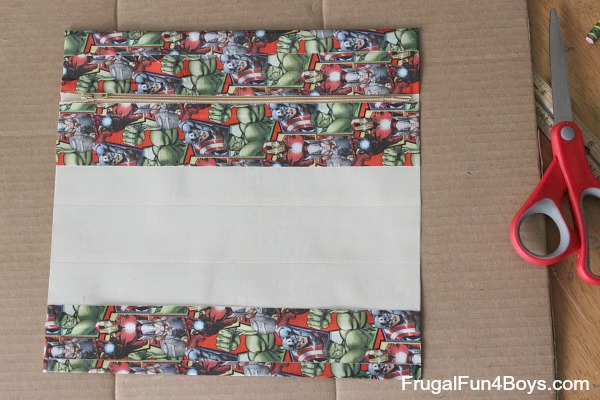 How to make a duct tape zipper pouch