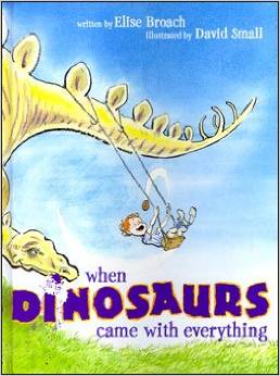 Favorite books and toys for dinosaur fans