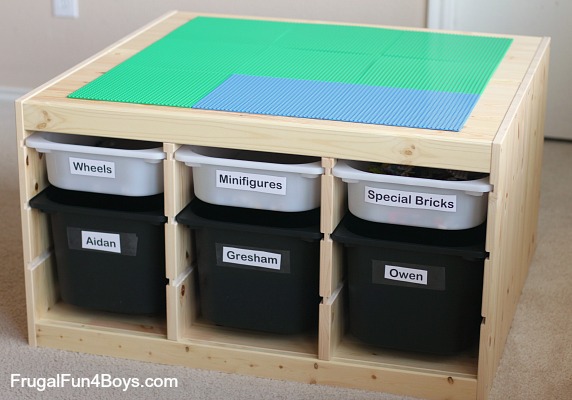 Indomitable Repentance heat IKEA Hack Lego Table - Frugal Fun For Boys and Girls