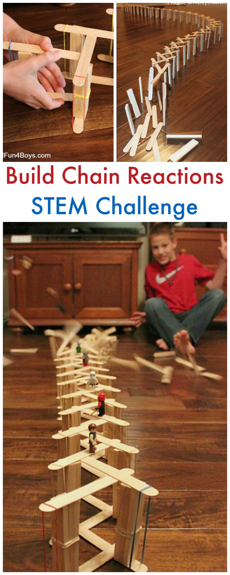 Build Chain Reactions with Craft Sticks