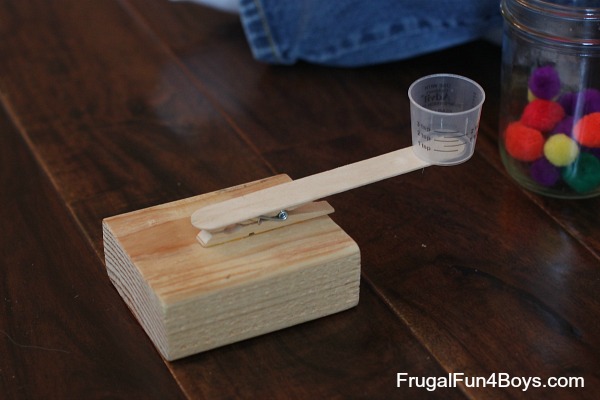 Simple Clothespin Catapult