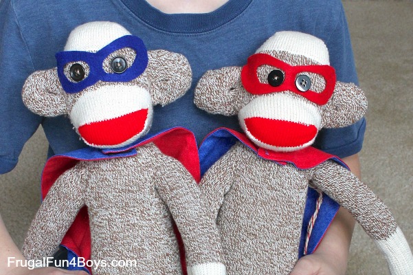 Superhero Sock Monkeys